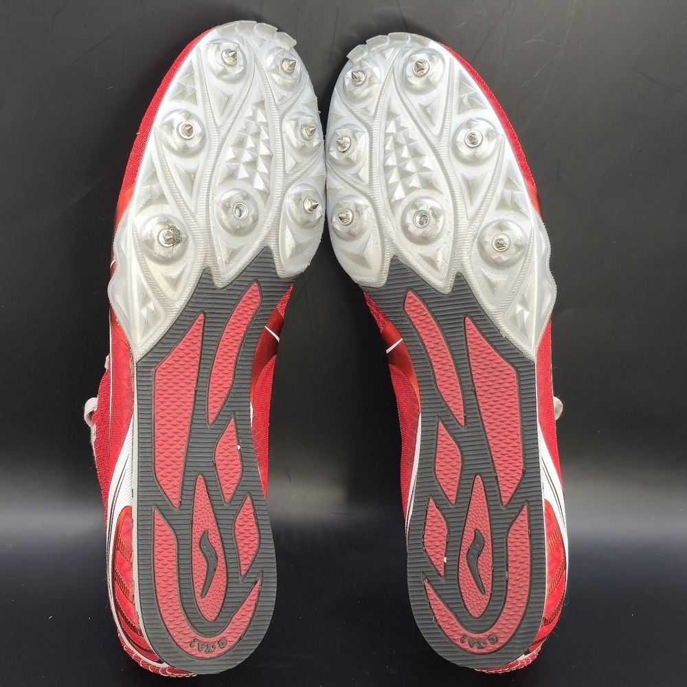 Saucony Unisex Red Velocity‎ 5 Spikes 201881 Track Running Run Shoes Size 10 - Picture 8 of 8